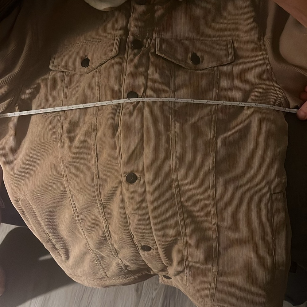 Trucker Brown Sherpa-Collar Jacket! - Picture 4 of 4